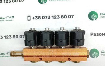Форсунки YOTA MARS 4 цил. 2 Om без штуцерів 4500 фото