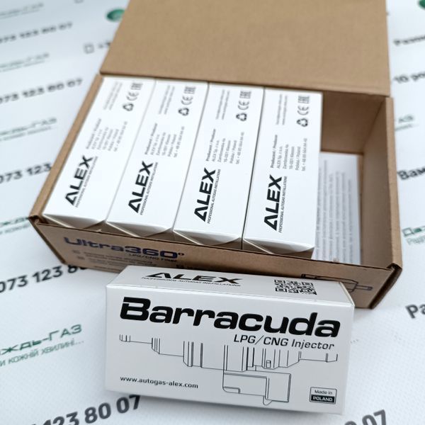 Форсунка ALEX Barracuda Single 120 Nl/min 1,9 Ом 1225 фото