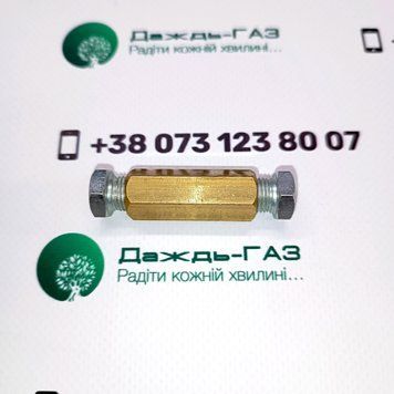 З'єднувач Ду 6x6 для мідної трубки 1137 фото